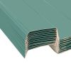 Roof Panels 12 pcs Galvanized Steel Green