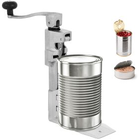 Home Or Commercial Manual Grain Mill Stainless Steel Manual Coffee Grinder And Can Opener Manual Jar Lid Gripper Tools (Color: Silver A)